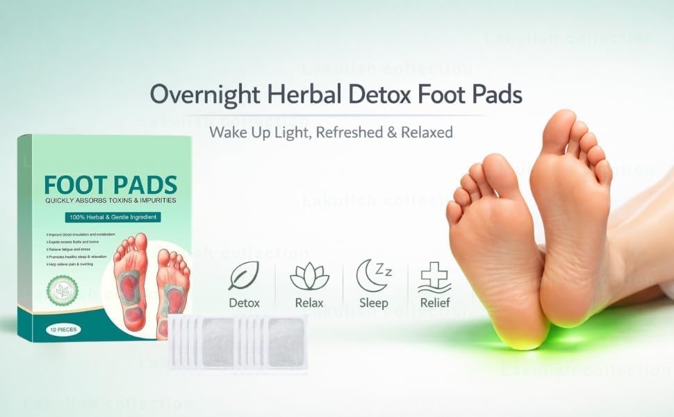 Detox Foot Pads (Pack of 1) (10 PATCHES)